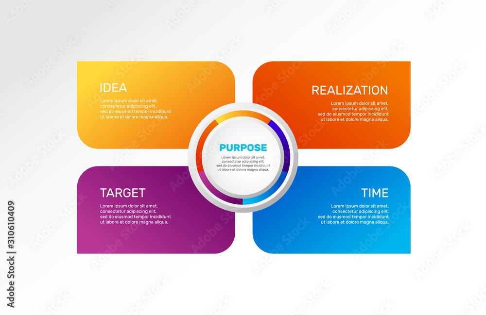Infographic business template for presentation. Concept for infographic. Timeline infographics design vector and marketing. Purpose idea. Infographic business template for presentation. Concept for infographic. Timeline infographics design vector and marketing. Purpose idea.