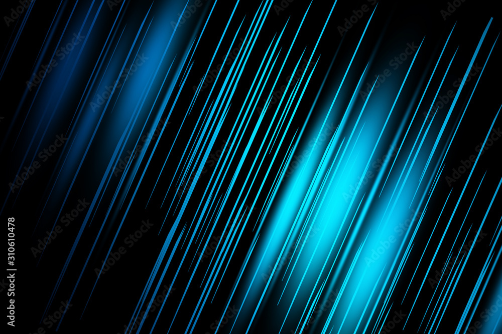 Abstract blue and black light pattern with the gradient is the with ...