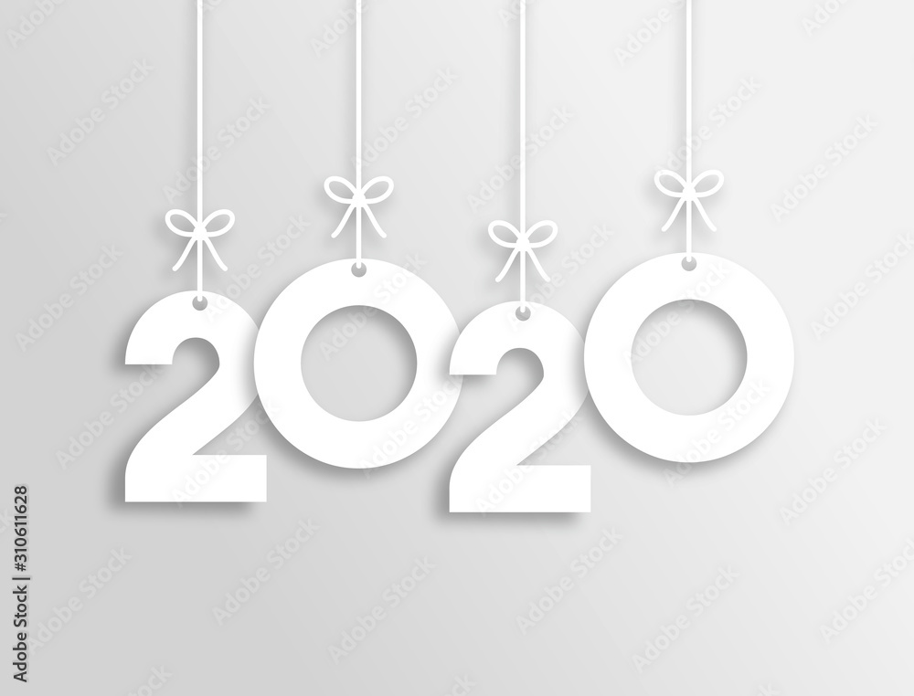 2020 Trendy Colorful Vector Backgorund