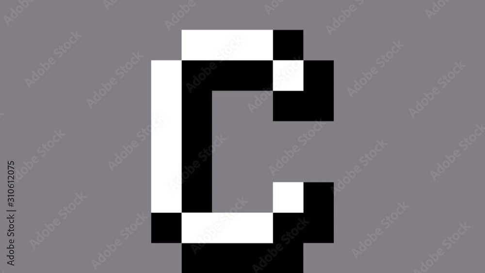 flip grids text - Letter C flip grids text - Letter C