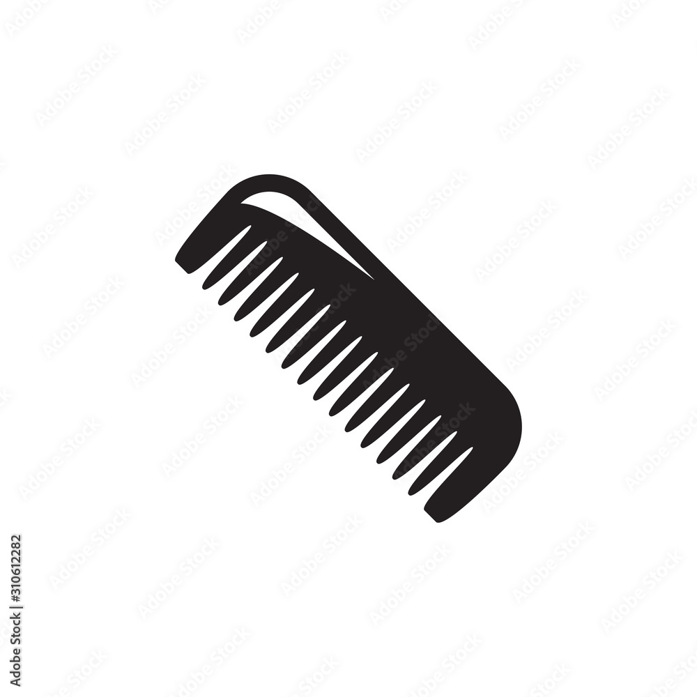 Comb vector icon. Filled flat sign for mobile concept and web design. Comb glyph icon. Symbol, logo illustration. Vector graphics. Comb vector icon. Filled flat sign for mobile concept and web design. Comb glyph icon. Symbol, logo illustration. Vector graphics.