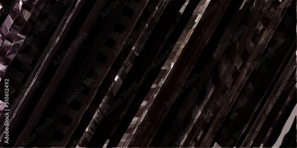 abstract futuristic modern tech stripes wallpaper with black, dark gray and old mauve colors