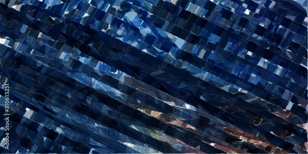 Fototapeta premium abstract futuristic modern tech stripes background with very dark blue, ash gray and teal blue colors