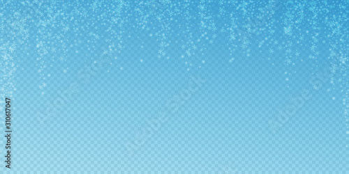 Beautiful glowing snow Christmas background. Subtl