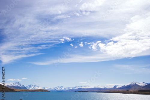 Lake Tekapo and mountain view, New Zealand