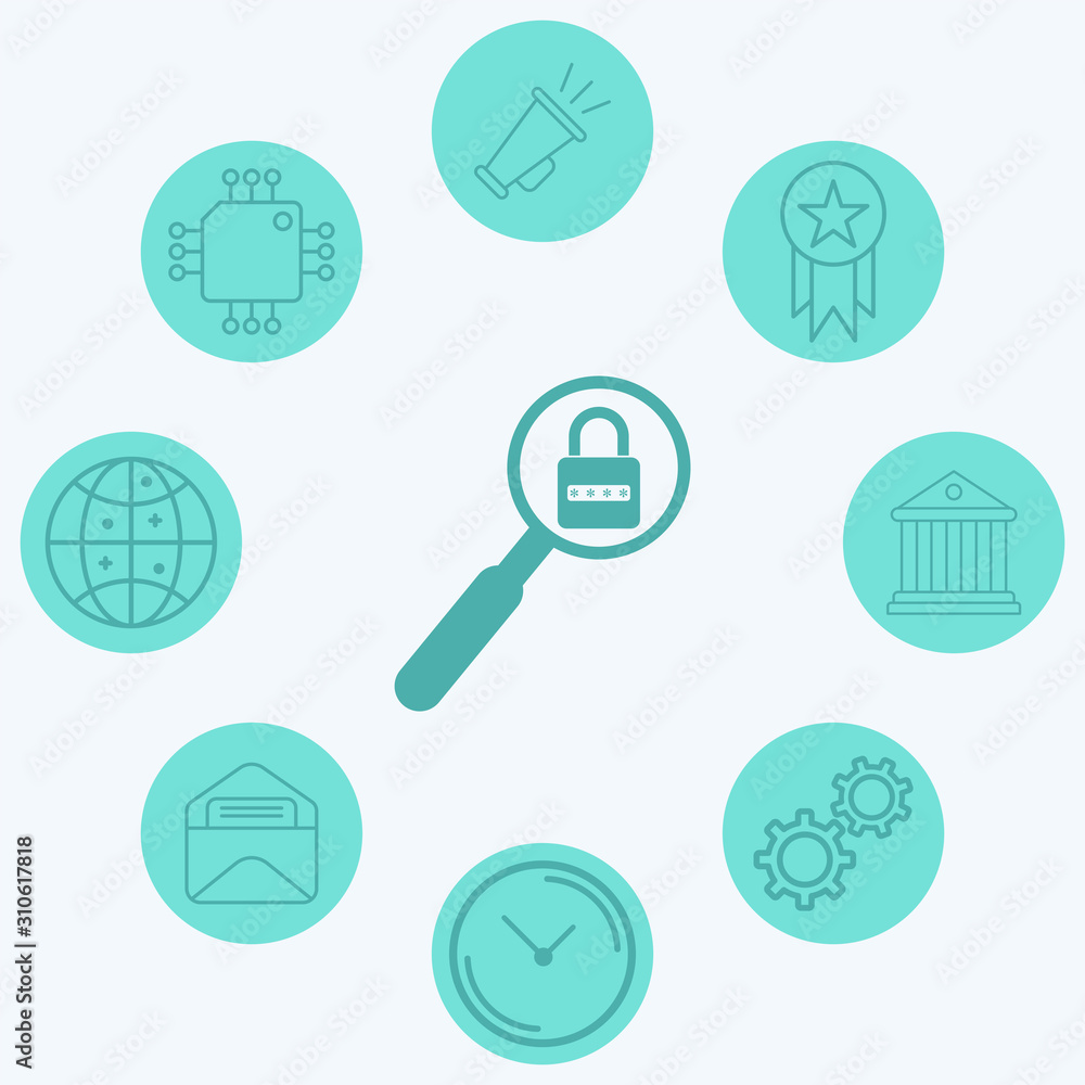 Padlock vector icon sign symbol Padlock vector icon sign symbol
