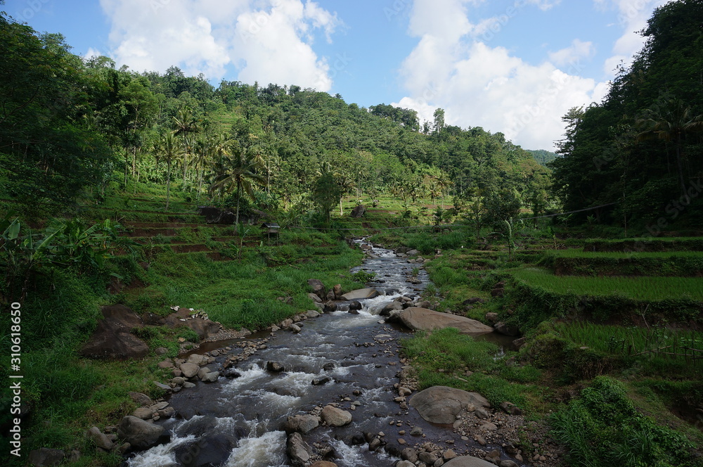 rivers with a fairly heavy flow and water sources from the mountains have a clear flow of clean water rivers with a fairly heavy flow and water sources from the mountains have a clear flow of clean water