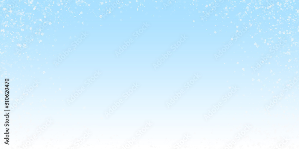 Beautiful snowfall Christmas background. Subtle fl Beautiful snowfall Christmas background. Subtle fl