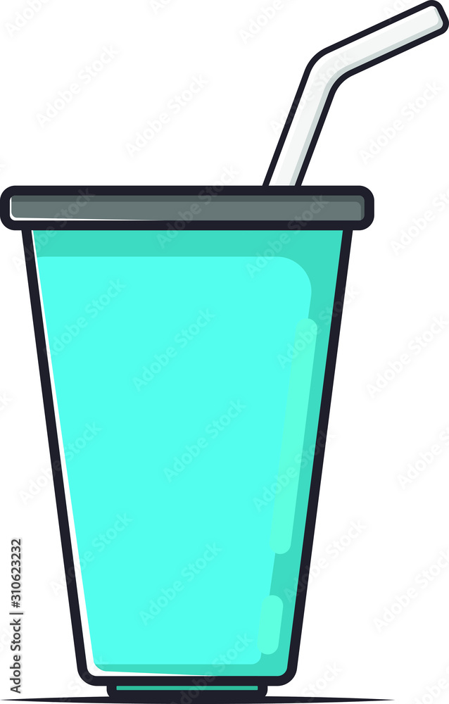 glass with soda glass with soda