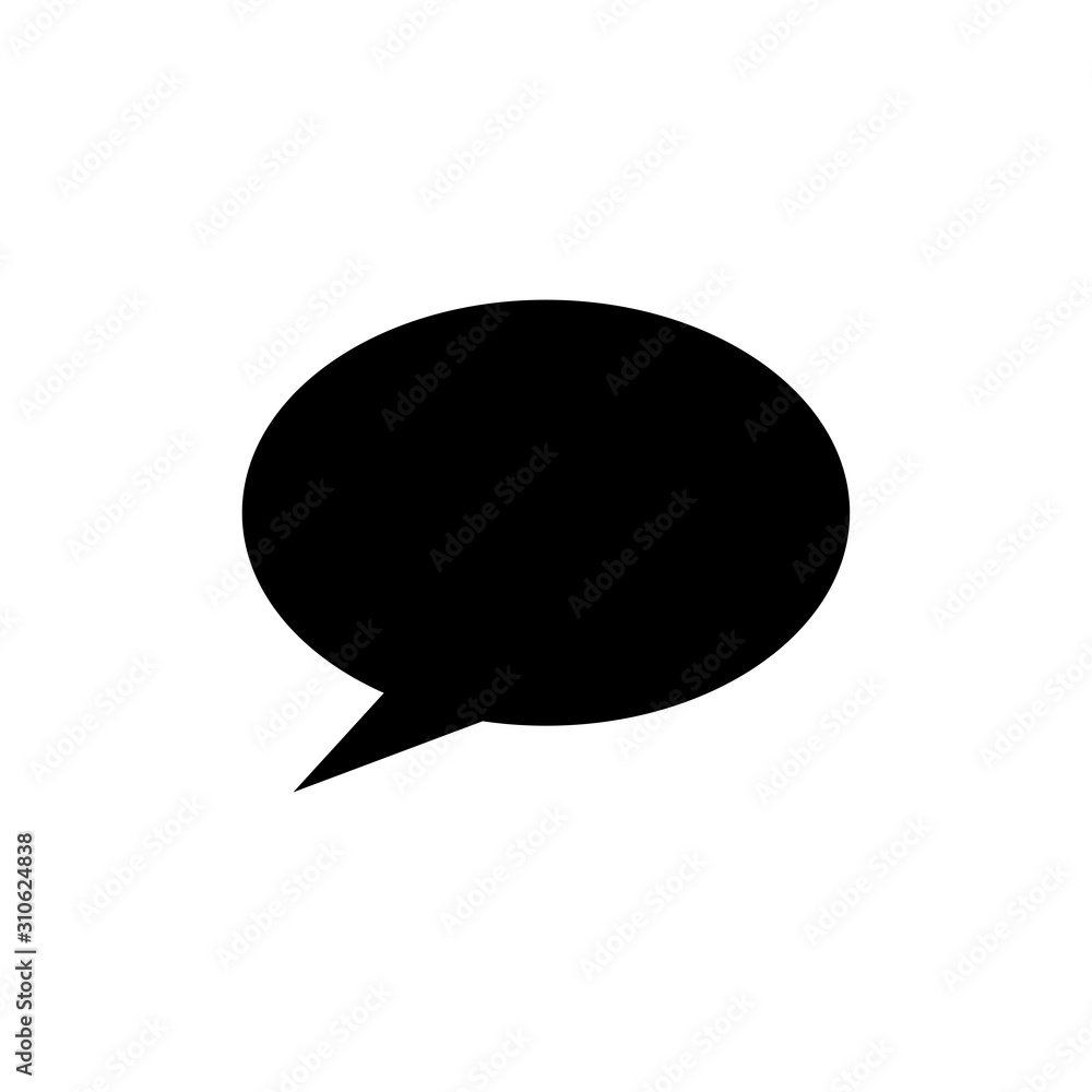 bubble speech - communication icon vector design template bubble speech - communication icon vector design template