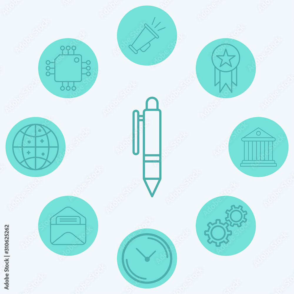 Pen vector icon sign symbol Pen vector icon sign symbol