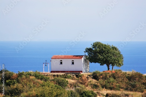 Chapel of prophet Elias at Katelios Kefalonia Greece photo