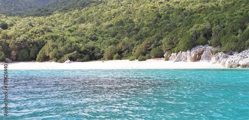 Koutsoupia secluded beach in Kefalonia Greece