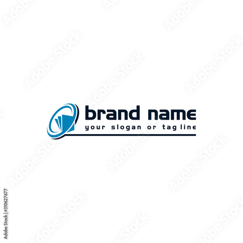 Creative logo design document vector