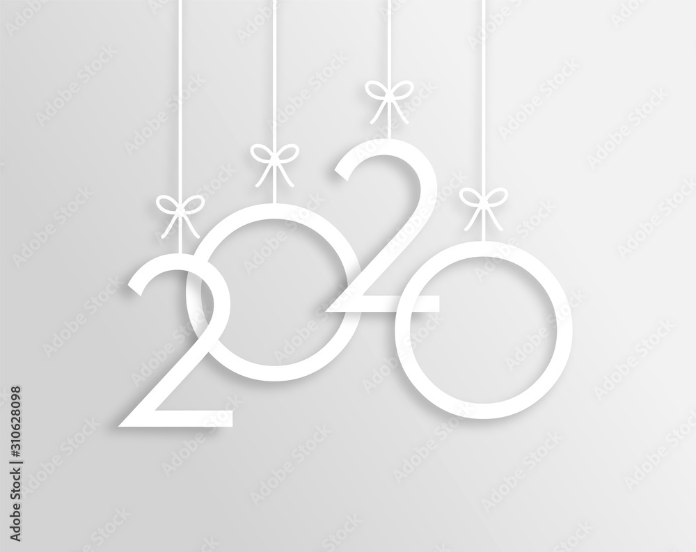 2020 Trendy Colorful Vector Backgorund