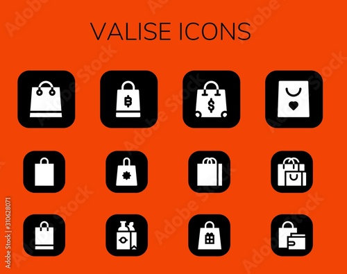 valise icon set