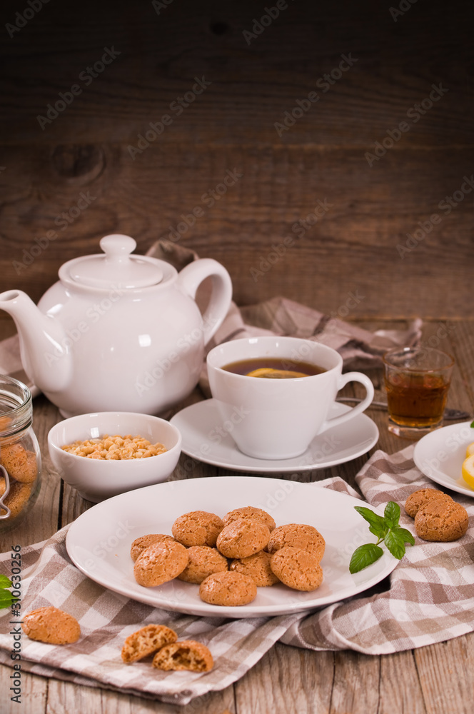 Amaretti cookies. Amaretti cookies.