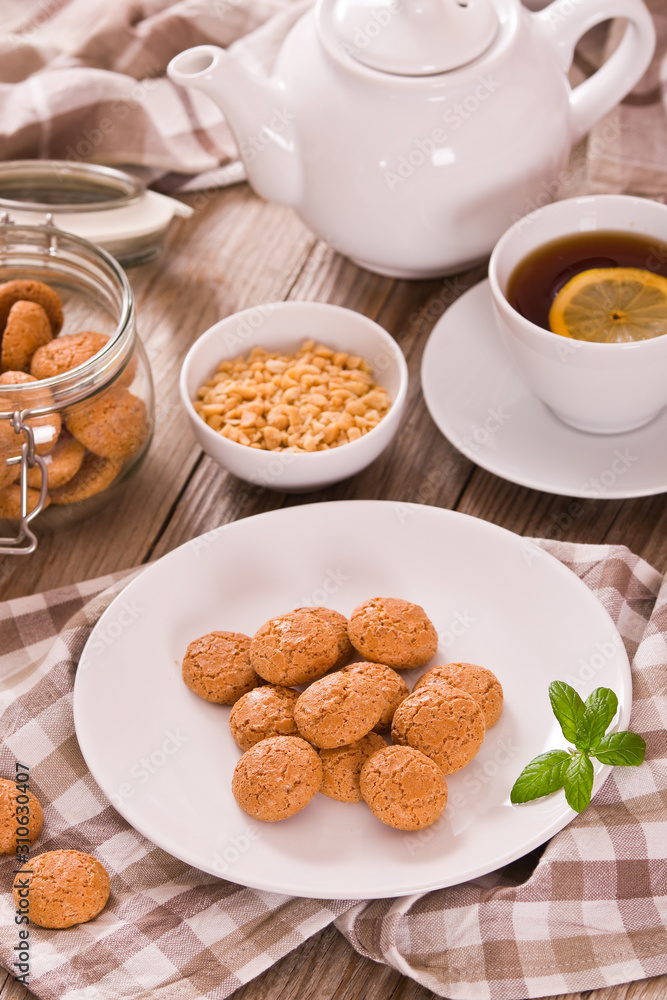 Amaretti cookies. Amaretti cookies.
