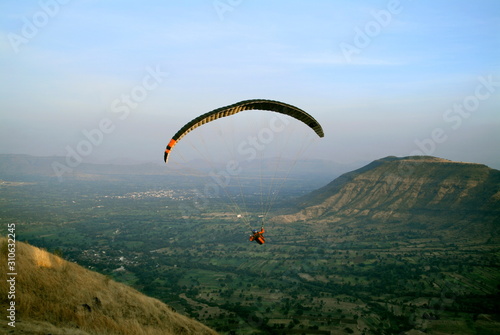 Wind gliders at Mahabaleshwar, Maharashtra, India