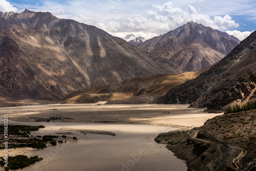 View of the Nubra Valley, Ladakh, india