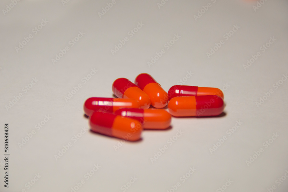 A lot of pills. A medicine for a sick person. A lot of pills. A medicine for a sick person.