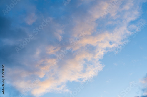 blue sky with white clouds © Lucía
