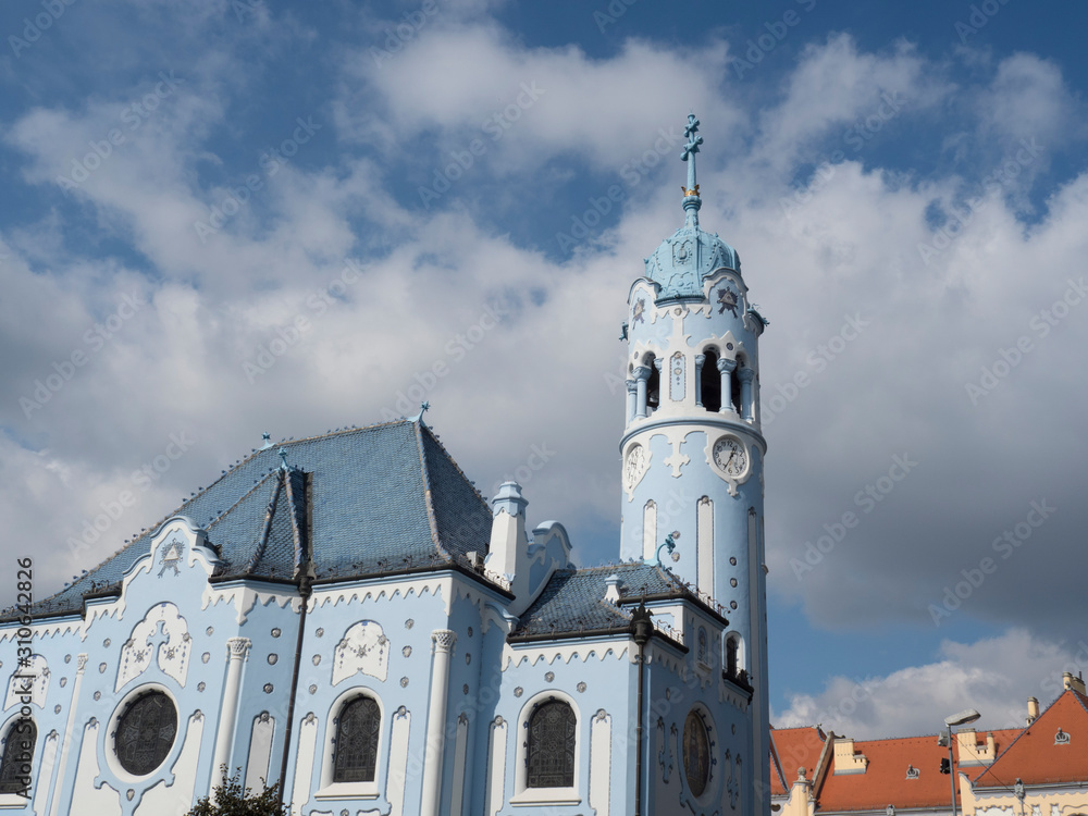 Eglise Sainte Elisabeth, église bleue, Bratislava - Slovaquie