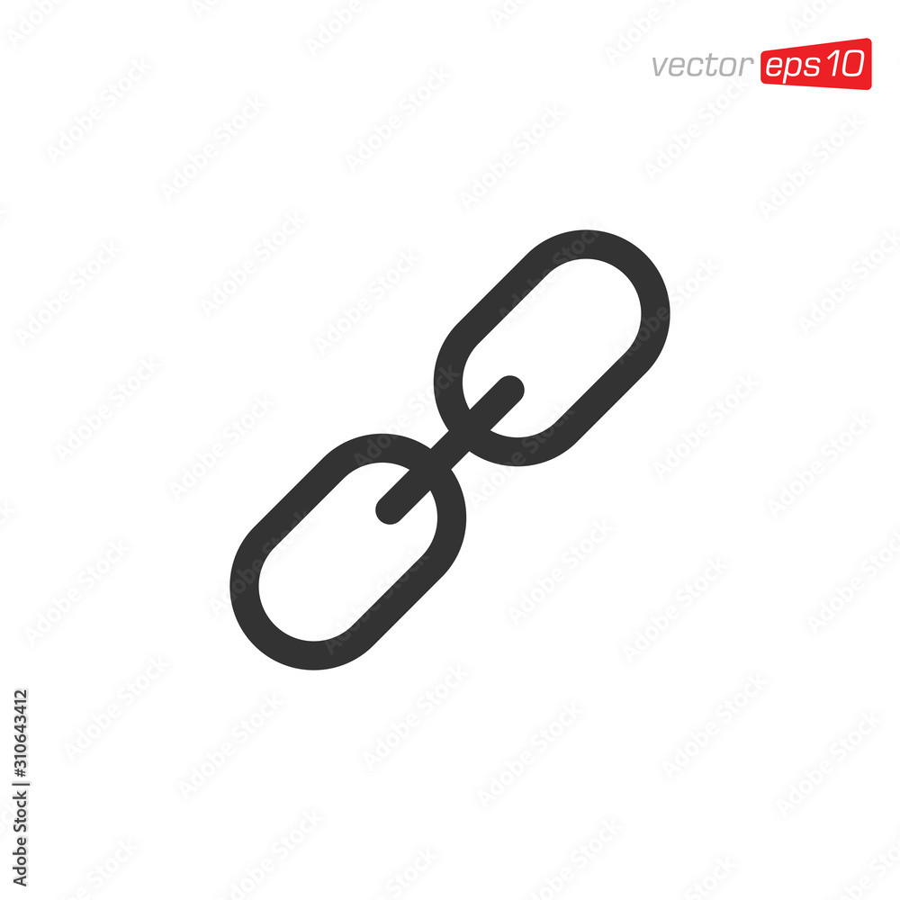 Chain Link Icon Design Vector Chain Link Icon Design Vector