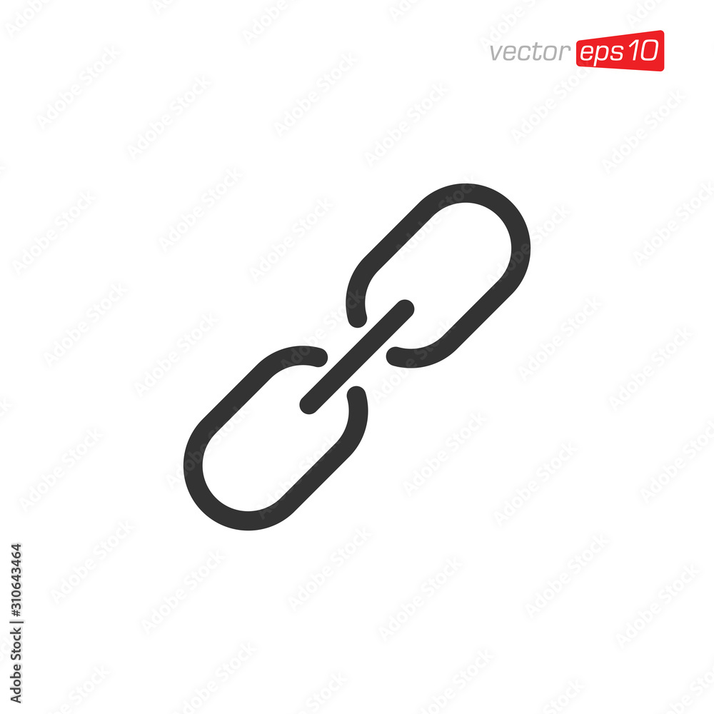 Chain Link Icon Design Vector Chain Link Icon Design Vector