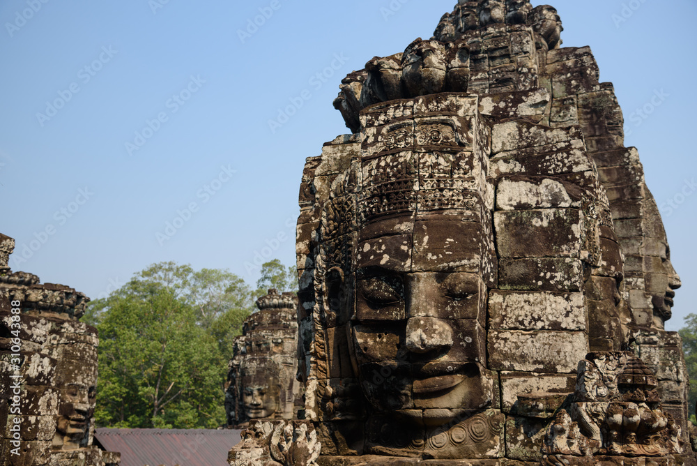 12th century Bayon temple complex in Siem Reap, Cambodia 12th century Bayon temple complex in Siem Reap, Cambodia