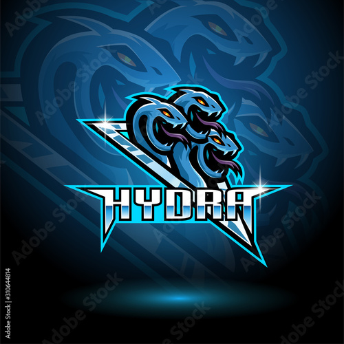 Hydra esport mascot logo design
