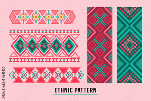 Ethnic Pattern Design Background or Wallpaper, Fabric,Dress, Gift wrap.