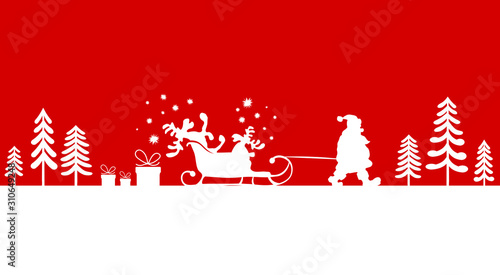 Christmas Winter Vector Silhouette