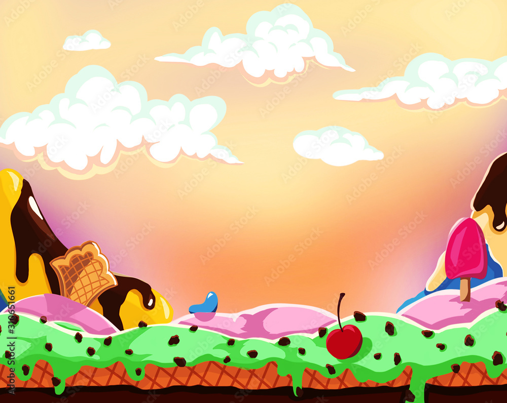 Obraz premium Candy land
