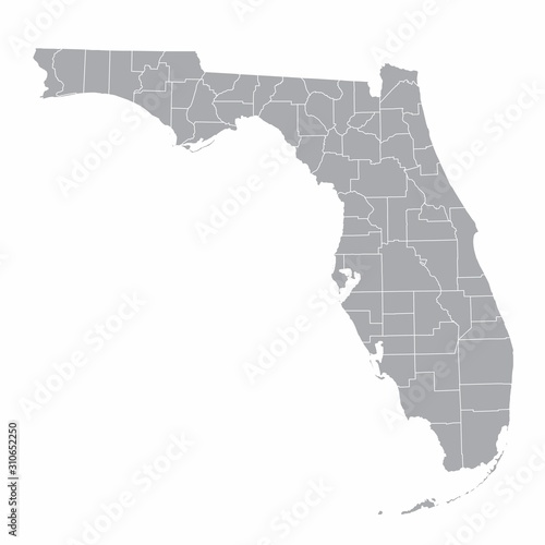 Florida counties map