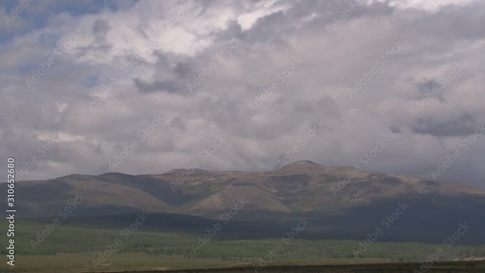 Mongolia, Darkhat basin. Landscapes of nature. Mongolia, Darkhat basin. Landscapes of nature.