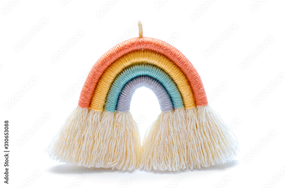 macrame rainbow