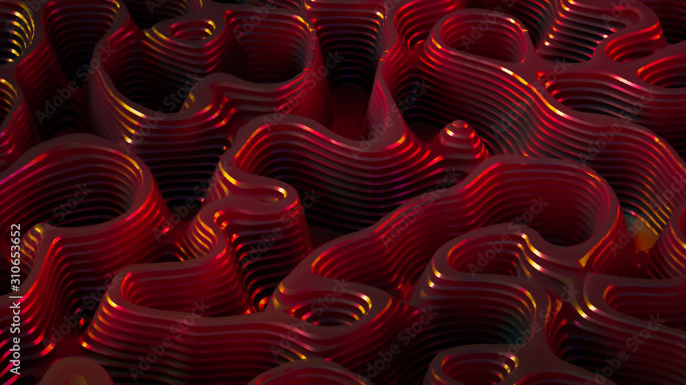 Fototapeta premium Abstract colorful background. 3d illustration, 3d rendering.