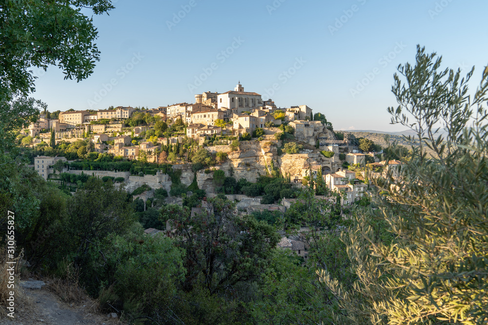 Gordes village small typical town in south Provence France