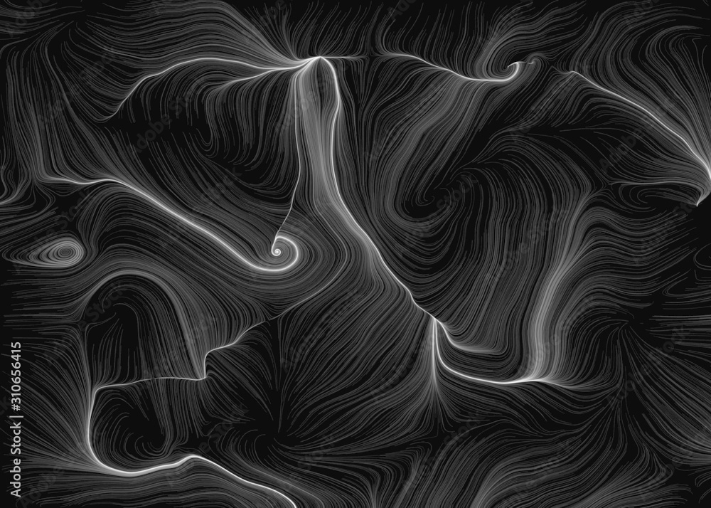 Obraz premium Generative Art Random Noise drawings illustration