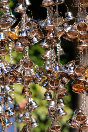 Bell Crystal in temple of Thailand 