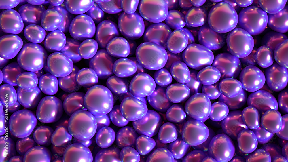Beautiful background with beads, particles and simulation. 3d illustration, 3d rendering. Beautiful background with beads, particles and simulation. 3d illustration, 3d rendering.
