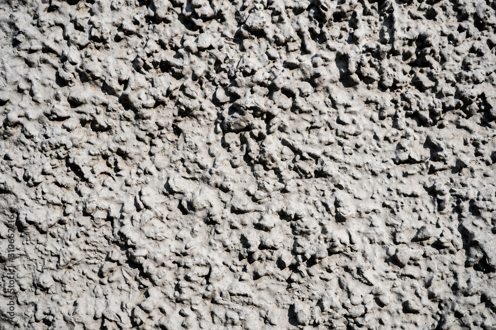 Texture photo of white rough concrete plaster Texture photo of white rough concrete plaster