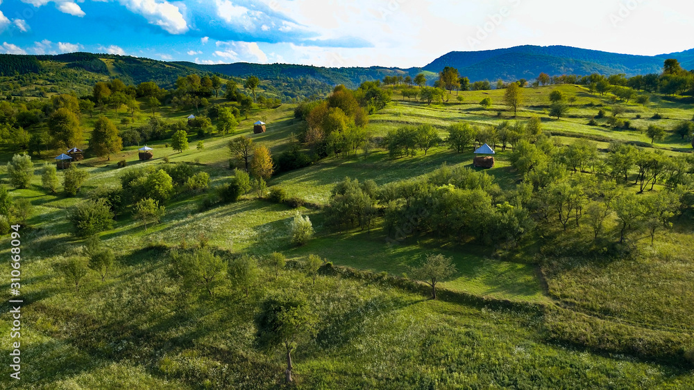 Rural landscape from Maramures (Transylvania, Romania)	