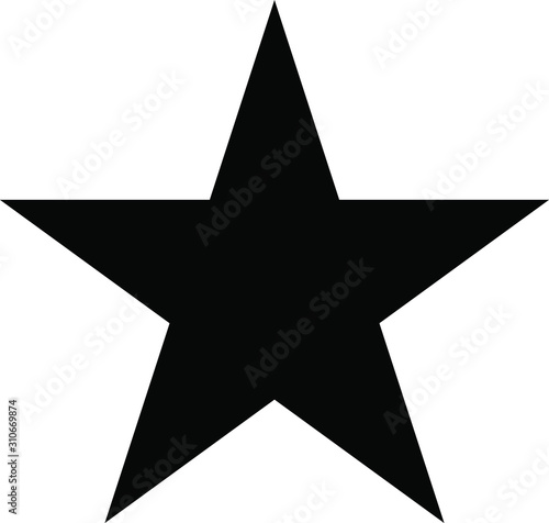 illustration vector icon of star