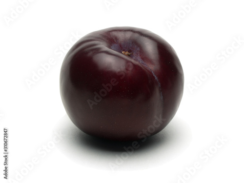 Graphic resources isolated plum fruit culture object on white background