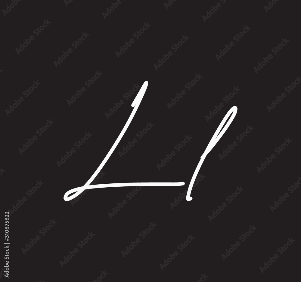 Alphabet Signature Style Letter Handwritten Calligraphy Alphabet Signature Style Letter Handwritten Calligraphy
