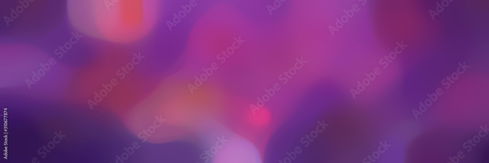 blurred bokeh horizontal background with antique fuchsia, dark slate blue and very dark violet colors and space for text blurred bokeh horizontal background with antique fuchsia, dark slate blue and very dark violet colors and space for text