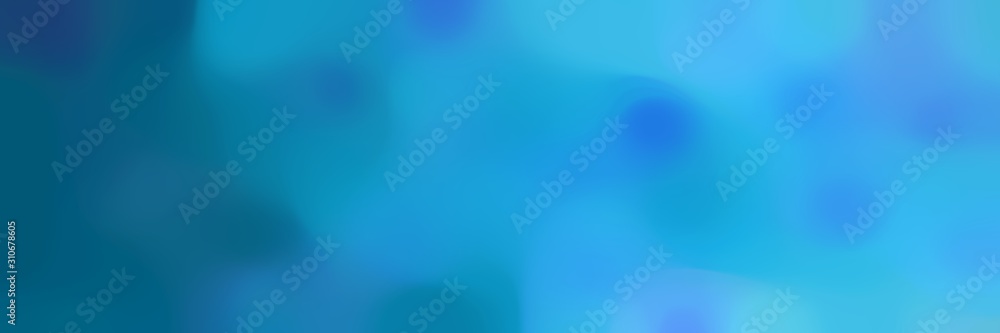 soft blurred horizontal background with dodger blue, teal and corn flower blue colors and space for text soft blurred horizontal background with dodger blue, teal and corn flower blue colors and space for text