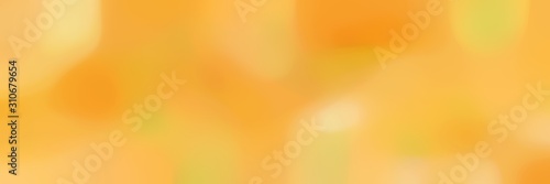 blurred bokeh horizontal background with pastel orange  sandy brown and khaki colors and free text space